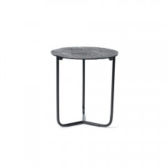 ROUND SIDE TABLE METAL INCA PATTERN 50 